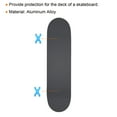 thumbnail image 4 of Unique Bargains Joint de Planche à Roulettes Protecteur de Pont Longboard Anti-Fuite Matériel Bleu en Forme de H, 4 of 5