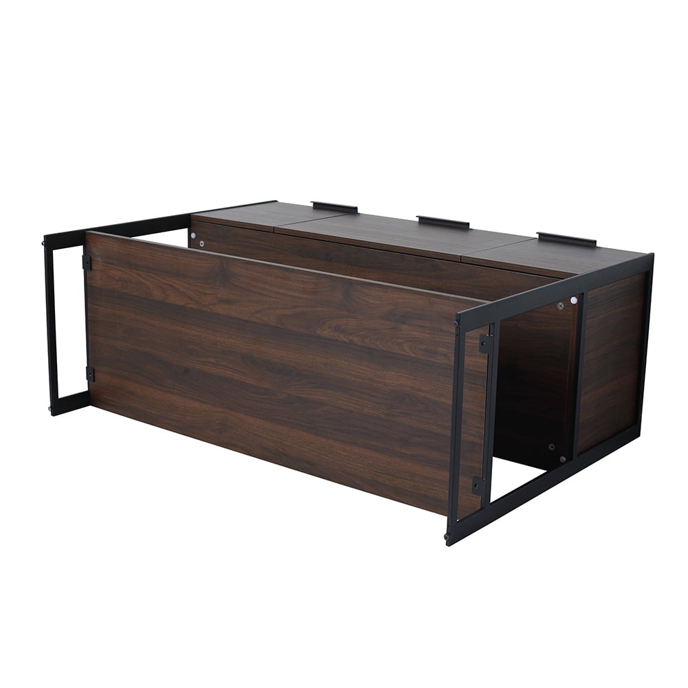 Kepooman 47" Bathroom Floating Vanity Cabinet, Contemporary Walnut Wooden Bathroom Vanity with Doors and Drawer Kepooman 47" Bathroom Floating Vanity Cabinet, Contemporary Walnut Wooden Bathroom Vanity with Doors and Drawer