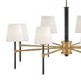 thumbnail image 4 of Hinkley Lighting - Saunders - 40W 8 LED Large Chandelier In Mid-Century Modern, 4 of 6