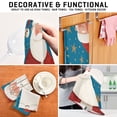 thumbnail image 7 of Kitchen Towel 28x18 Inches x4，Plate Towel, Decorative Towel, Napkin, Tea Towel Tea Towels For Kitchen Dish Cloths & Dish Towels Blue Santa Claus, 7 of 7