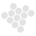 thumbnail image 1 of 12 piezas de pared de espejo pegatinas en forma de extraíble Sunnimix Pegatina de pared con espejo hexagonal, 1 of 8