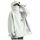 thumbnail image 2 of ICHUANYI Clearance Women's Stitching Three-Dimensional Pocket Cute Design Pullover Sweatershirt(White, S) ICHUANYI WER2023081400889, 2 of 9