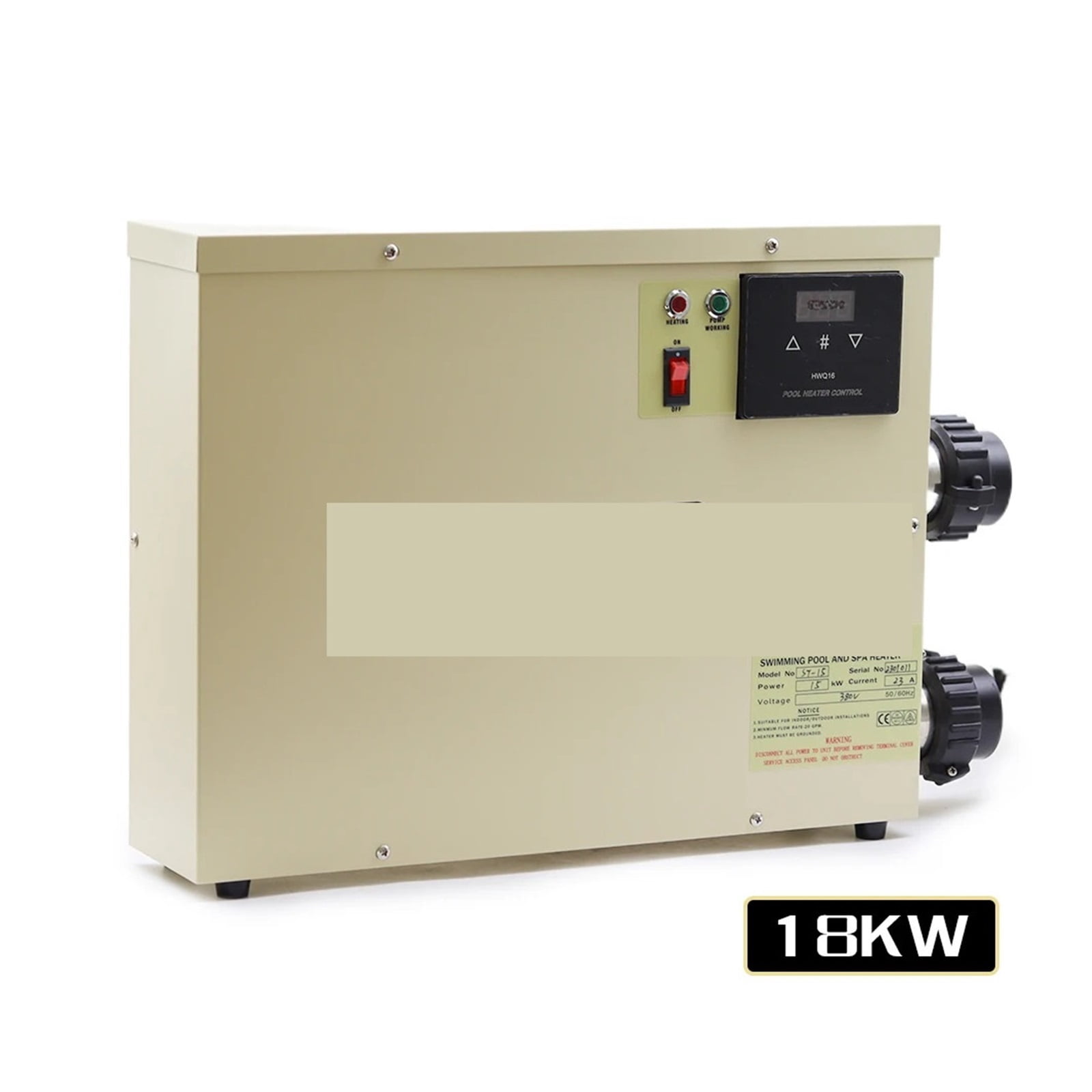 11KW Water Heater For Swimming Pool &Bathtube Thermostat