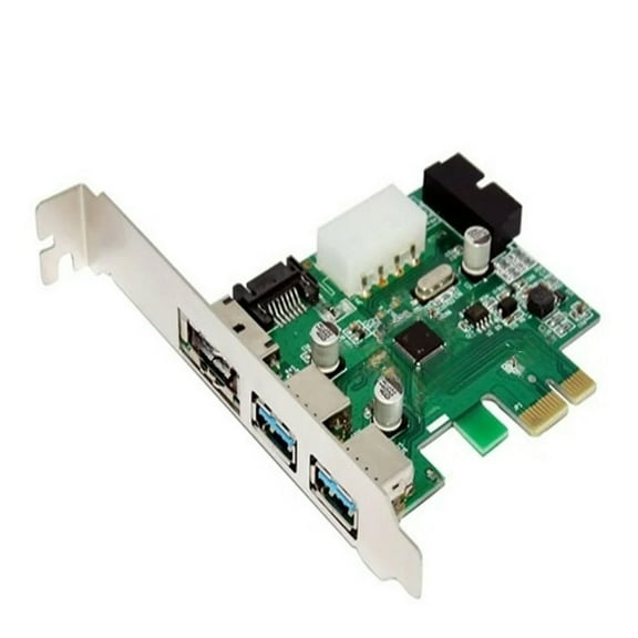 FOR Power Over eSATA eSATAp II USB 3.0 USB3.0 to PCI-E PCI Express Card w Motherboard 20 pin Con tor