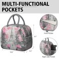 thumbnail image 6 of Reusable Travel Lnsulated Lunch Bag for Women & Men-Leakproof Water-Resistant Cooler Tote,Large Capacity(10.6x8.7x6.3in)for Work,Office,Travel,Picnic,Beach., 6 of 7