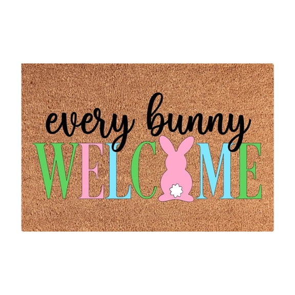 Easter Welcome Doormat for Outdoor Entrance Mats Holiday Mats Welcome Door Mats Polyester Door Mats Doormat Home Decoration