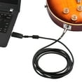 thumbnail image 2 of USB Guitar Andio Cable USB Male Interface to 6.35mm (1/4inch) Mono Electric Guitar Connection Cable Professional Guitar to PC USB Link Recording Cable Compatible with Windows / MacOS- Supports Both 44, 2 of 6