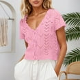 thumbnail image 2 of Cardigan Women Lace Knit Beach Cover Up Summer Open Front For Casual Sheer Crochet Top Outfits Clothes, 2 of 5