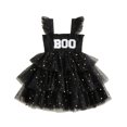 thumbnail image 5 of UAYOTSE Toddler Little Girls Halloween Tulle Dress 24 Months 3T 4T 5T 6Y Sleeveless Ruffle Strap Multi Layer Tiered Mesh Dress for Holiday Party, 5 of 5