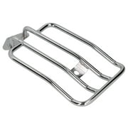 LaMaz Rear Seat Luggage Rack Motorcycle Stainless Steel Silver Plating Shell Industrial Supplies