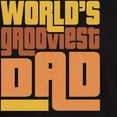 thumbnail image 3 of CafePress - Worlds Grooviest Dad Men's Fitted T Shirt (Dark) - Men's Fitted T-Shirt, 3 of 4