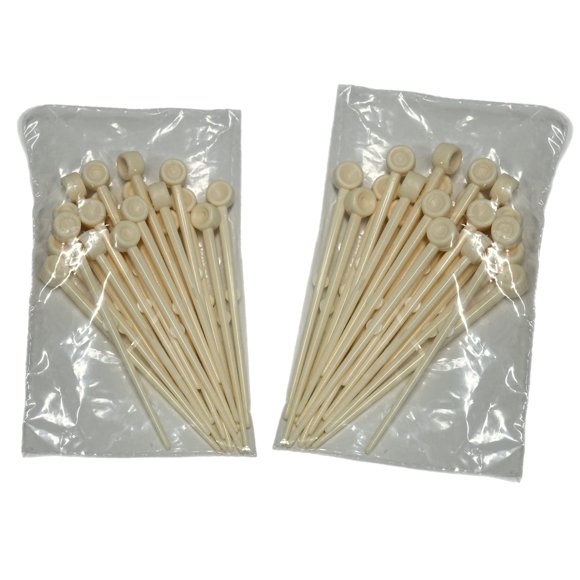 ALAZCO 40 piezas de pasadores flexibles reutilizables de 7 cm para ruleros