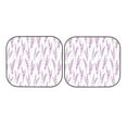 thumbnail image 4 of Picia Lavender Flowers 2 Piece Car Windshield Sun Shade Foldable | Foldable Sun Shield for Front Window Blocks UV Rays and Keeps Your Vehicle Cool-Small, 4 of 7
