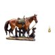 thumbnail image 1 of Adorno de escultura de latón con forma de calabaza y caballo, ideal para decorar el escritorio de la oficina o el hogar. Perfecto para amantes de los, 1 of 8