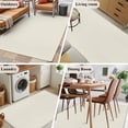 thumbnail image 6 of Cream Solid Color Area Rugs Collection 4'x6', Aesthetics Contemporary Luxury Non Slip Indoor Rectangle Throw Runner Rug Floor Mat Carpet for Living Room Dining Table Bedroom Nursery, 6 of 9