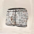 thumbnail image 2 of KHONTS Men's Irrational Graphic Printed Breathable Boxer Briefs Underwear Lifting Double Soft Underpants Black M, 2 of 4