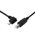 thumbnail image 5 of Chenyang CY Left Angled 90 Degree Micro USB OTG to Standard B Type Printer Scanner Hard Disk Cable 60cm Cable, 5 of 7