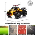 thumbnail image 5 of LUIBAS 24V Kids ATV Ride On Motorcycle Electric 3 Wheeler Ride-On Electric ATV Kids Ride On Toys for Kids with Battery Powered Motor, EVA Wheels, w/LED Lights, Bluetooth, MP3 for 3+ Years, Yellow, 5 of 6