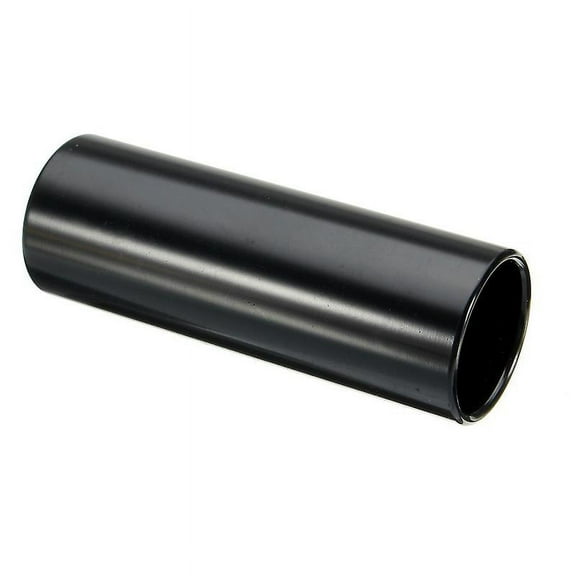 1pc Guitar Slide Black Stainless Steel Finger Knuck