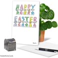 thumbnail image 3 of NobleWorks Bunny Letters - Easter Greeting Card with Envelope (4.63 x 6.75 Inch) - C8872EAG, 3 of 5