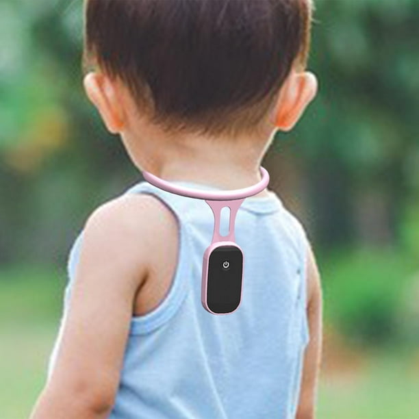 de vibración inteligente recordatorio electrónico Real dispositivo de cuello colgante entrenamiento sentarse mujeres adultos hombres Rosado Colco corrector de postura inteligente