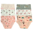 thumbnail image 2 of Premium Cotton Briefs for Toddler Little Girls - 6-Pack Assortment - Sizes 2T to 7T, 2 of 6