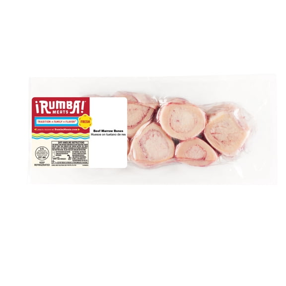 Rumba Meats® Beef Marrow Bones (Hueso Con Tuetano De Res), Fresh, 0.91-1.91 lbs.