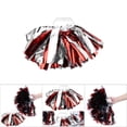 thumbnail image 1 of Cheerleading Pom Poms, 2 Colors Fashionable Attractive Shining Cheerleader Pompoms For Parties Sports Competitives, 1 of 8