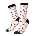 thumbnail image 1 of Balery Chili Calcetas Largas con Estampado para Hombre y Mujer – Suaves y Transpirables, Talla Única (US 5-11), 1 of 6