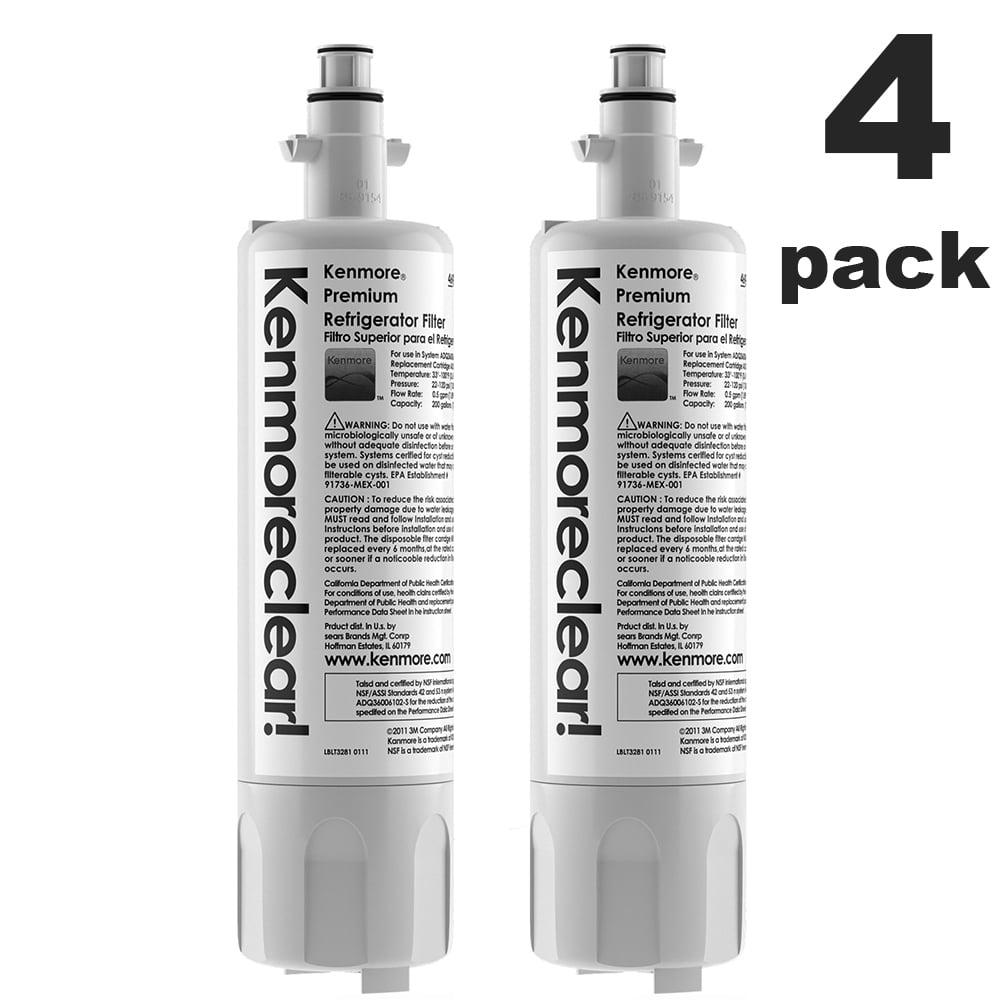 4Packs 9690 Refrigerator Water Filter Replacement for Kenmore 469690