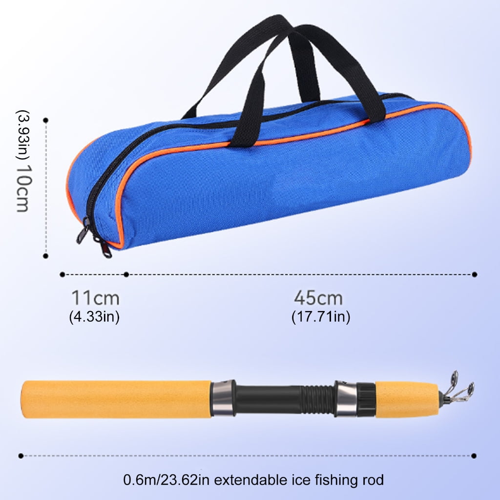 CEORPER 41pack Ice Fishing Gear Durability Nylons Tackle Bag With Heavy Type Tool