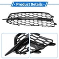 thumbnail image 4 of 1 pieza de parrilla de luz antiniebla delantera izquierda con agujero para Audi A6 C7 2011-2014 No. 4G0807681D ABS negro, 4 of 7