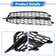 thumbnail image 4 of 1 pieza de parrilla de luz antiniebla delantera izquierda con agujero para Audi A6 C7 2011-2014 No. 4G0807681D ABS negro, 4 of 7