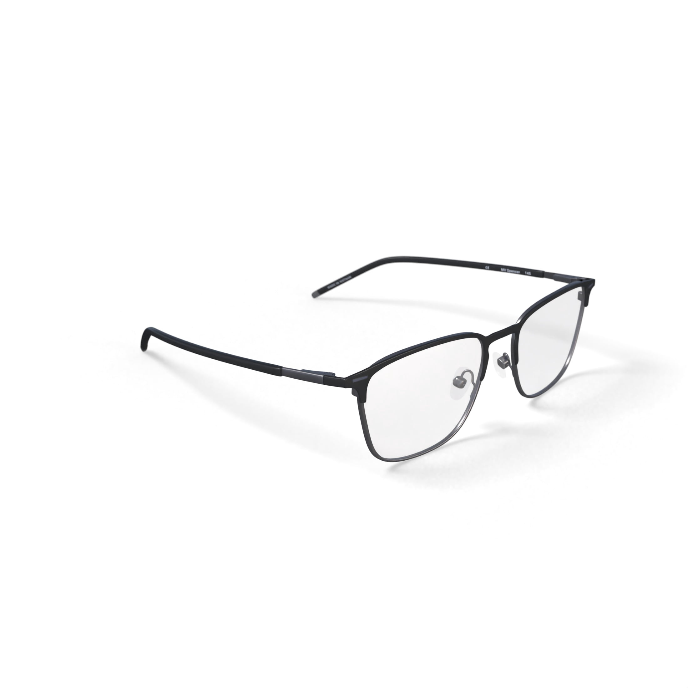 Walmart Men's Spencer Browline Prescription Eyeglasses with Case, Green