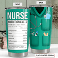 thumbnail image 2 of SANDJEST Nurse Tumbler Cup - Nurse Nutritional Facts Travel Coffee Mug Gift - 20oz Tumblers Nurse Gifts for Birthday, Christmas, Appreciation Week, Nursing School Graduation for Nurses, Practitioners, 2 of 5