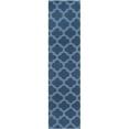 thumbnail image 3 of Safavieh Dhurries Hand-Woven Wool Blue Area Rug, 3 of 6