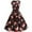 Red, variant on Munlar Party Dresses for Women,Womens Wedding Guest Bridesmaid Dresses,Women's Vintage Print Sleeveless O-Neck Christmas Evening Party Swing Dress