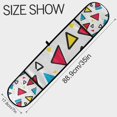 thumbnail image 3 of Yayeee Double Oven Mitt Kitchen Heat Resistant Baking 35" x7" Quilted Glove, Red Triangles, 3 of 6
