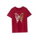 thumbnail image 4 of Camiseta para mujer con cuello redondo, camiseta básica para viaje de camping, regalo del día de San Valentín S, 4 of 7