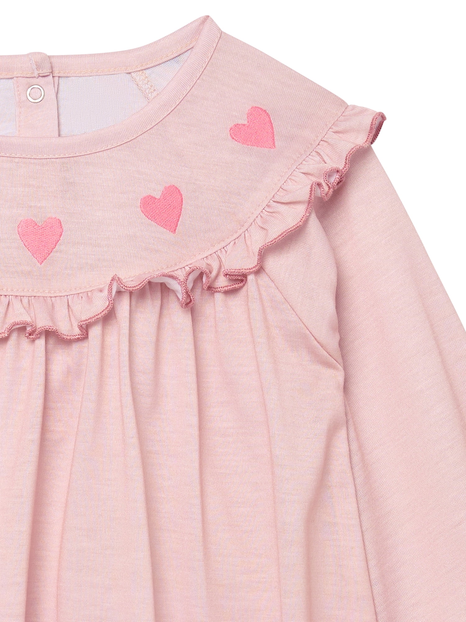 Modern Moments by Gerber Toddler Girl Valentine's Day Nightgown, Sizes 12M-5T