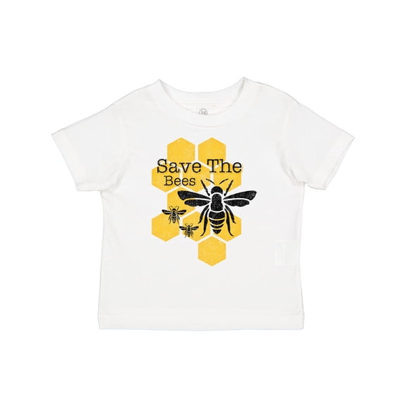 Inktastic Honeycomb Save The Bees Boys or Girls Toddler T-Shirt