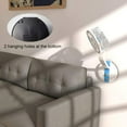 thumbnail image 4 of Folding Low-Noise USB Solar Fan With Bright LED Night Light + Solar Panel With 180° Adjustable Angel Desk Fan, 4 of 7