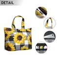 thumbnail image 3 of Sunflower Women's Large Weekend Travel Bag Moving Canvas Handbag Thick Double Layer Beach Weekend Travel Unisex Hospital Maternity Delivery with Toiletry Waterproof, 3 of 5