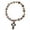 Pink, variant on Beads Cross Bracelet Cross Pendant Bracelet Cloth Accessories for Daily Wear