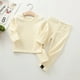 thumbnail image 1 of Pijamas de algodón para niños y niñas, ropa de dormir de color sólido, trajes de Navidad, otoño, 1 of 4