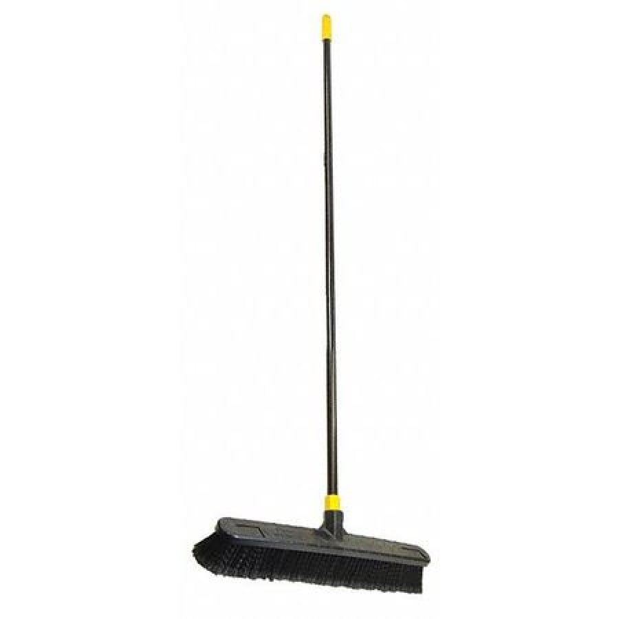 Quickie Multi-Sweep Push Broom, Black Polypropylene Fiber Bristle ...