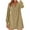 Khaki, variant on Efsteb Fall Dresses for Women Loose Button Down V Neck Long Sleeve Dress Trendy Casual A-Line Mini Dresses (Army Green,M)