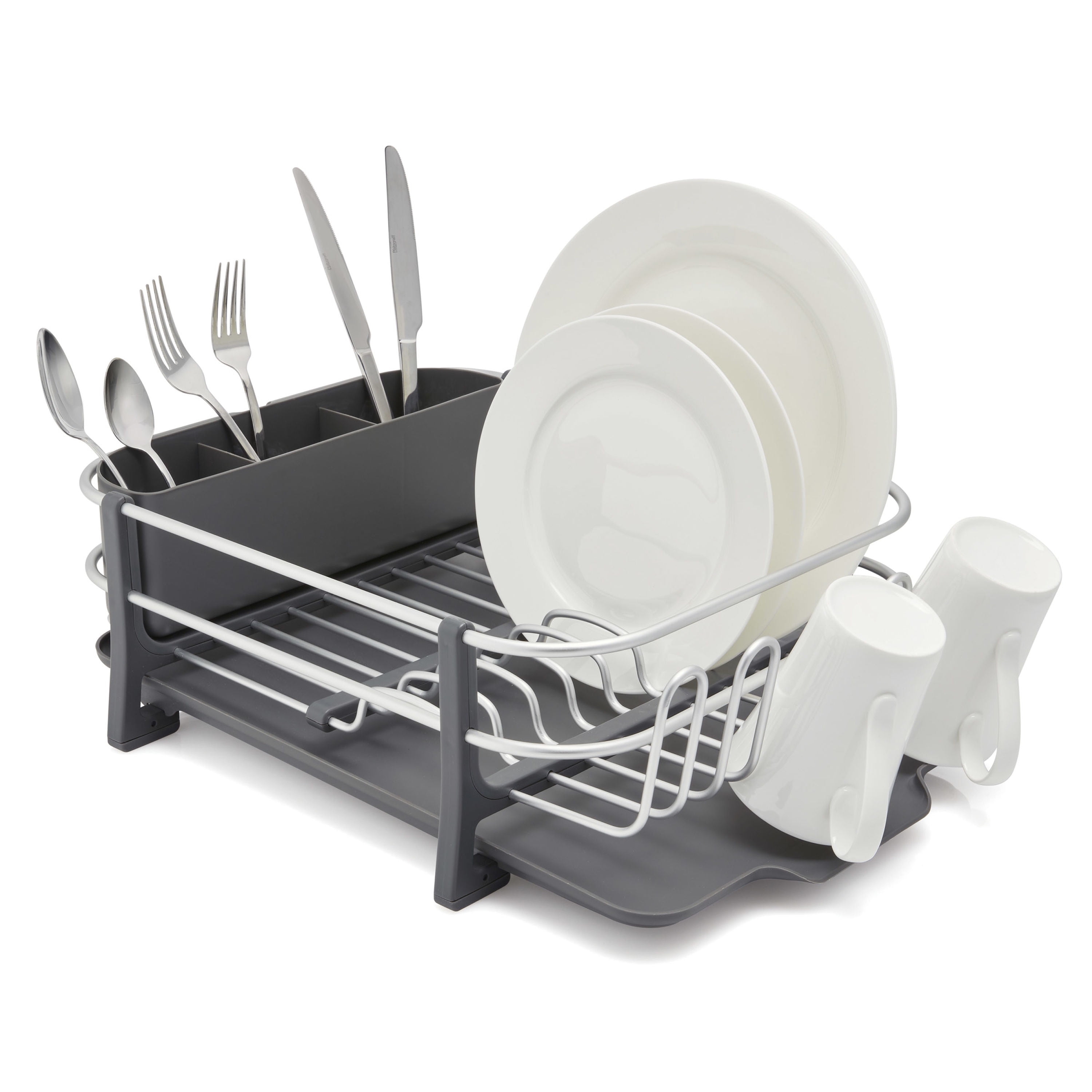 Copco Rustproof Aluminum Dish Rack In Charcoal Gray