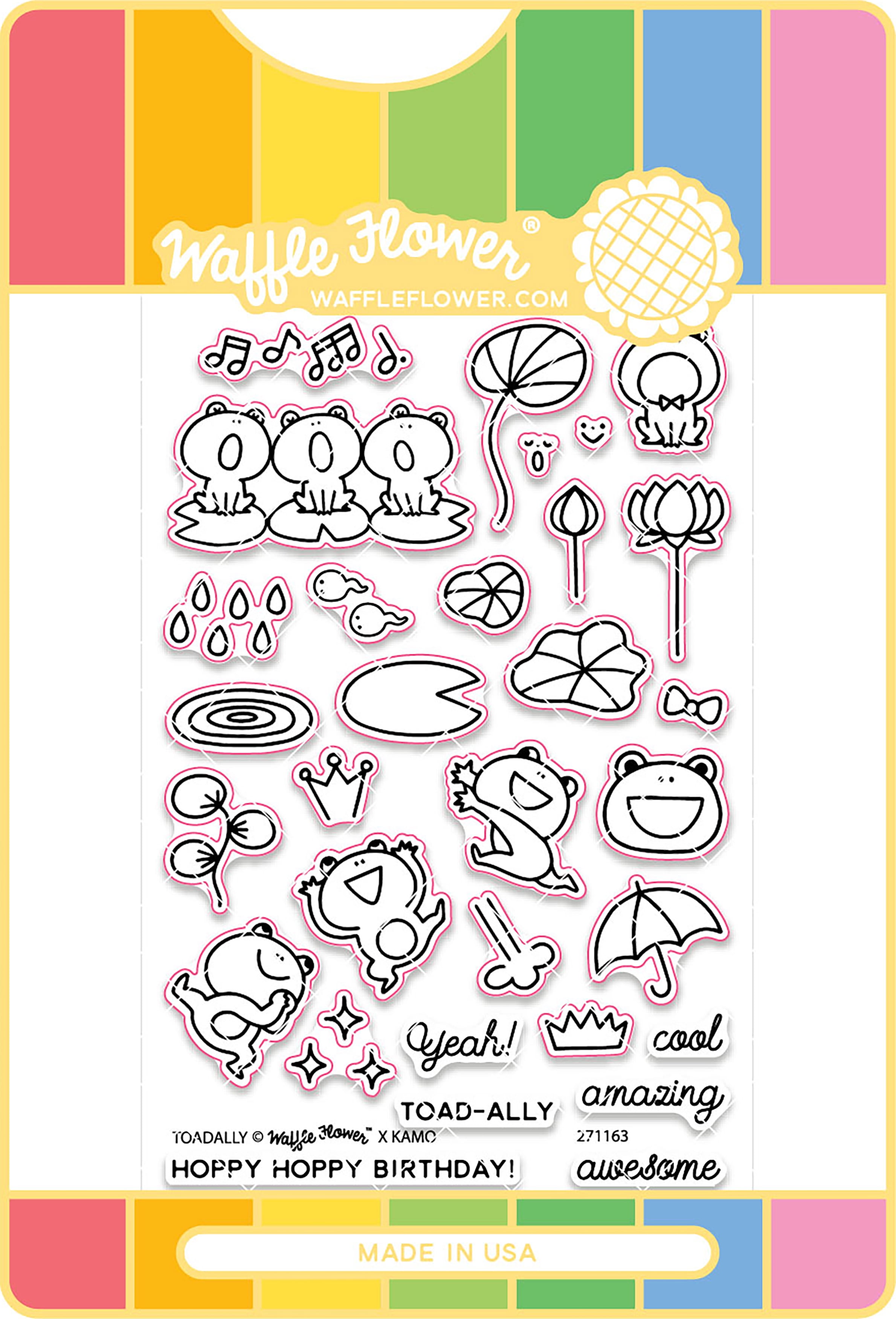 Waffle Flower Stamp & Die SetToadally