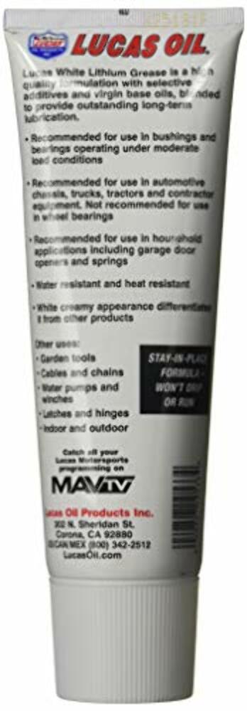 White Lithium Grease 8 Ounce Tube - image 4 of 6